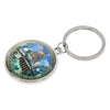 Laser Foil Dome Glass Keychain