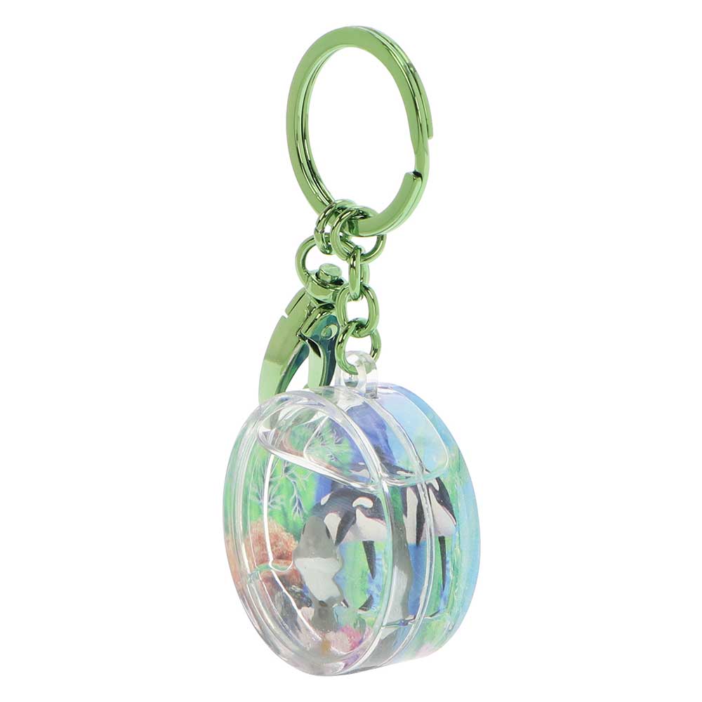 Liquid keychain round-shaped Sealife – Marble Rich - The World's ...
