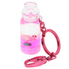 Liquid Bottle Flamingo Keychain
