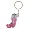Metal keychain 3D Pink Boot