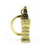 Metal keychain 3D Gold Big Ben