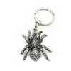Rhinestone keychain Spider