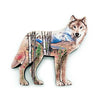 Acrylic Wolf Fridge Magnet